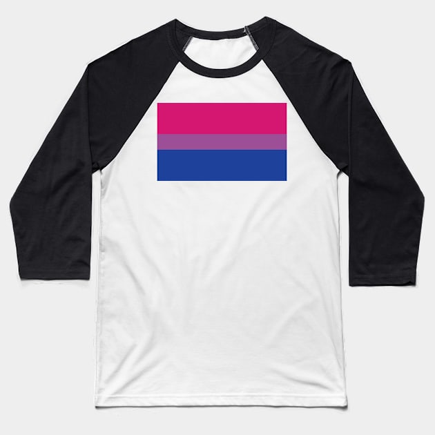 Bisexual flag Baseball T-Shirt by Wickedcartoons